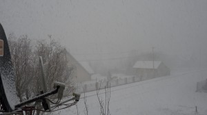 Burza śnieżna w Brzesku w dn. 13.01.2012. Fot. T. Machowski