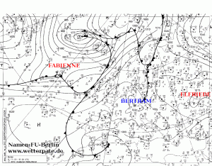 Mapa synoptyczna z godziny 01:00 CET (źródło: DWD)