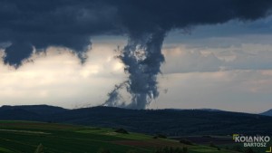 Scud cloud zaobserwowany w dn. 5 maja 2016 r. w okolicach Krosna (fot. Bartosz Kolanko)