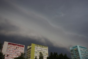 Shelf cloud (fot. Sz. Walczakiewicz)