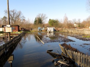 Podopiona posesja działkowa na terenie Zielonki, 16.04.2013 (Fot. G. Zawiślak)