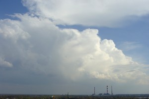 Kwietniowa chmura burzowa (fot. A. Surowiecki)
