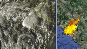Potężny układ burzowy we Włoszech