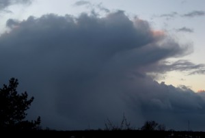 Styczniowa chmura Cumulonimbus, fot. G. Zawiślak