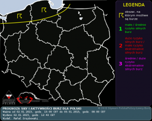 Prognoza konwekcyjna na dzień 17.10.2014 i na noc 17/18.10.2014