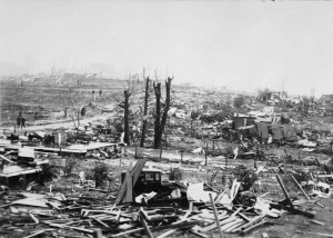 Zniszczenia w Gainesville
