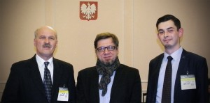 dr Marek Chabior, minister Witold Kołodziejski i inż. Piotr Szuster